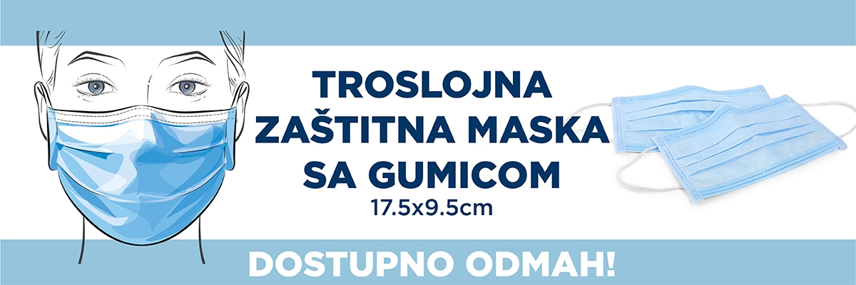 TROSLOJNE ZAŠTITNE MASKE